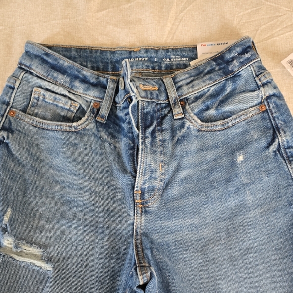 Old Navy Light Blue Ripped Jeans - Picture 1 of 6